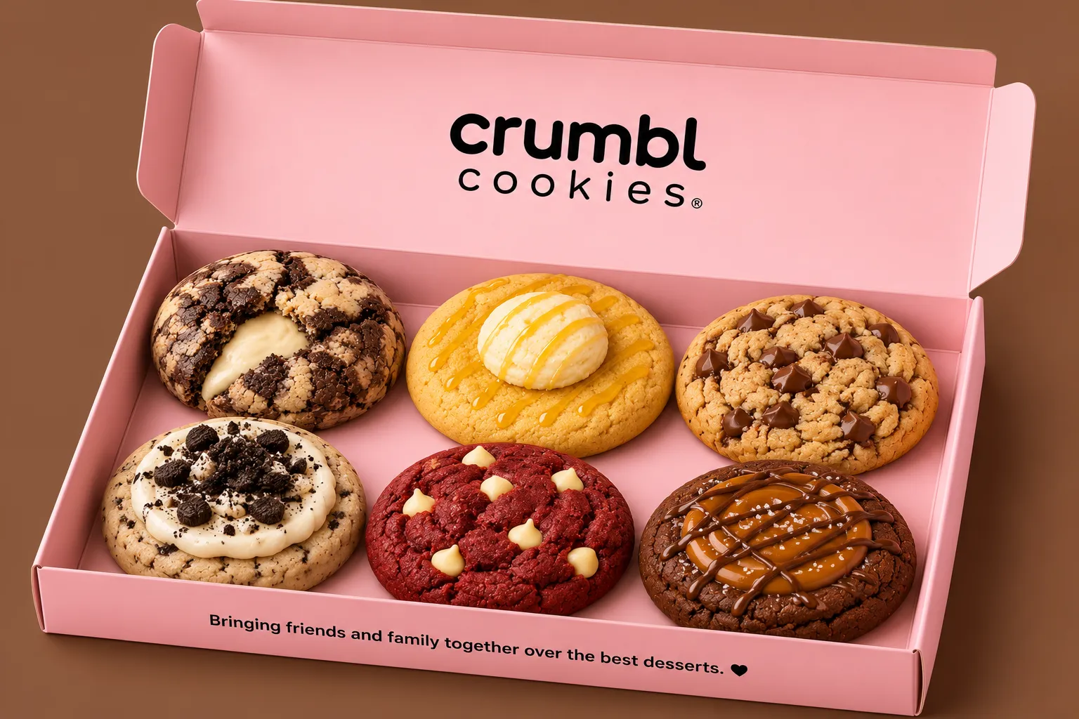 6-pack of Crumbl Cookies, typical $22.49